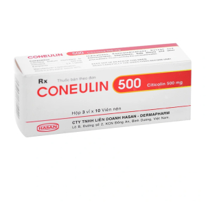 Coneulin 500 Hasan trị rối loạn thần kinh, tâm thần 30 viên