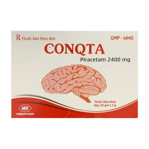 Conqta 2400mg Mebiphar điều trị bệnh do tổn thương não 30 gói