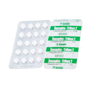 Danapha - Trihex 2 điều trị hỗ trợ hội chứng Parkinson, giảm hội chứng ngoại tháp 100 viên