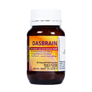 Dasbrain Pharmametics hỗ trợ các chức năng não bộ 30 viên