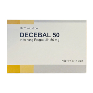Decebal 50mg Atlantic điều trị đau thần kinh 56 viên