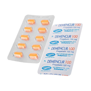 Demencur 100 DaviPharm điều trị đau thần kinh trung ương và ngoại vi 30 viên
