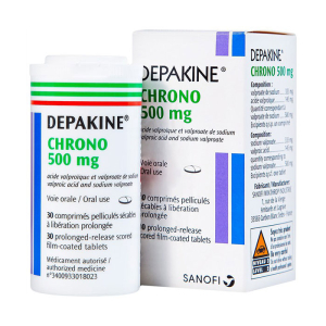 Depakine Chrono 500mg Sanofi điều trị động kinh 30 viên