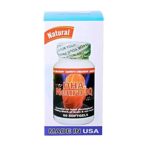 DHA Neuro IQ Earth's Creation tăng cường trí nhớ 60 viên