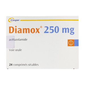 Diamox 250mg Sanofi điều trị động kinh cơn nhỏ 24 viên