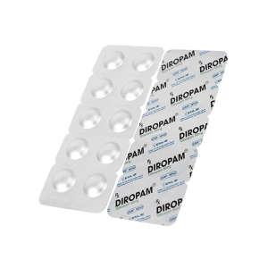 Diropam 50mg Enlie điều trị triệu chứng đau thắt ngực giả, tiền mê sảng 20 viên