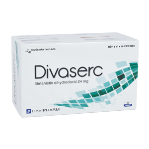 Divaserc 24mg Davipharm điều trị chứng chóng mặt 60 viên