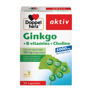 Doppelherz Ginkgo + B-Vitamine + Cholin giúp bổ não 30 viên