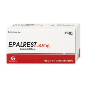 Epalrest 50mg SaoKim Pharma phòng và điều trị biến chứng đái tháo đường 28 viên