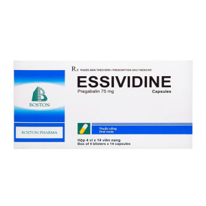 Essividine 75mg Boston điều trị động kinh và giảm đau do thần kinh 56 viên