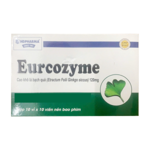 Eurcozyme 120mg HDpharma điều trị thiểu năng tuần hoàn não 100 viên