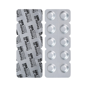 Famatar 50mg USP điều trị động kinh cục bộ, dự phòng đau nửa đầu 30 viên