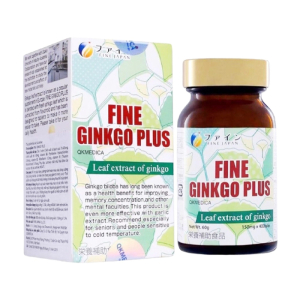 Fine Ginkgo Plus Fine Japan hỗ trợ tuần hoàn máu não 400 viên