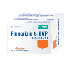 Flunarizin 5-BVP điều trị dự phòng cơn đau nửa đầu 100 viên