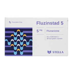Fluzinstad 5mg Stella điều trị dự phòng cơn đau nửa đầu 100 viên