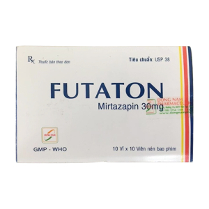 Futaton 30mg điều trị trầm cảm trung bình đến nặng 100 viên