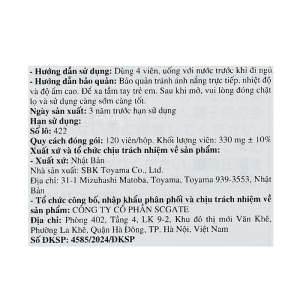 Gaba Premium hỗ trợ cải thiện giấc ngủ 120 viên