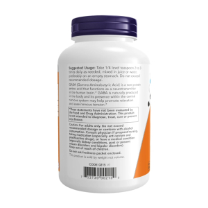 Gaba Pure Powder Now Foods giúp an thần 170g