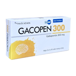 Gacopen 300mg DHG Pharma điều trị động kinh 30 viên