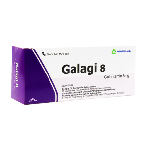 Galagi 8 Agimexpharm trị sa sút trí tuệ từ nhẹ đến trung bình trong Alzheimer 60 viên