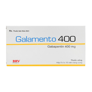 Galamento 400mg BRV điều trị động kinh, đau thần kinh 50 viên