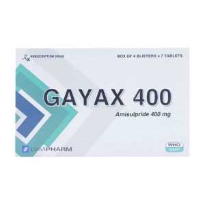 Gayax 400 Davipharm điều trị tâm thần phân liệt 28 viên
