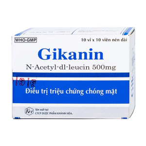 Gikanin 500mg Khapharco điều trị chứng chóng mặt 100 viên