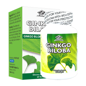 Ginkgo Biloba Nu-Health hỗ trợ cải thiện trí nhớ, tuần hoàn máu 60 viên