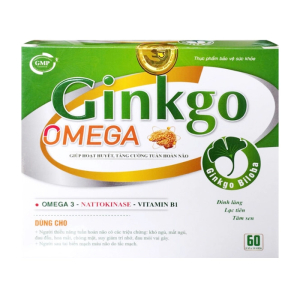Ginkgo Omega Trang Minh hỗ trợ giảm tuần hoàn não 60 viên