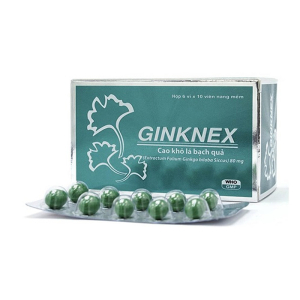 Ginknex 80mg Davipharm hỗ trợ điều trị chứng giảm trí nhớ 60 viên
