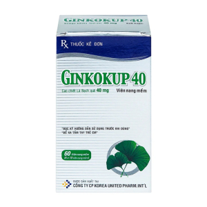Ginkokup 40 Korea United điều trị bệnh sa sút trí tuệ, bệnh Alzheimer 60 viên