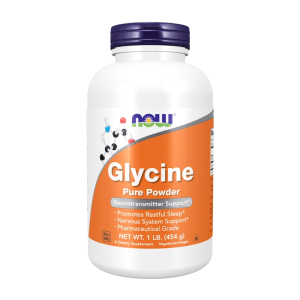 Glycine Pure Powder Now Foods giúp ngủ ngon 454g  Glycine Pure Powder Now Foods giúp ngủ ngon 454g