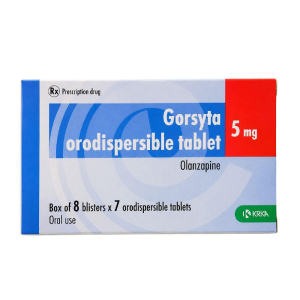 Gorsyta 5mg Krka điều trị tâm thần phân liệt 56 viên