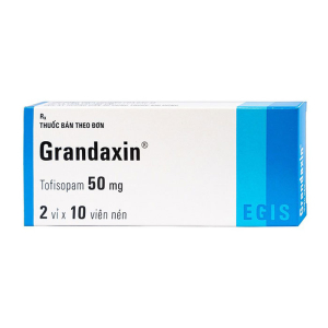 Grandaxin 50mg Egis điều trị bệnh tâm thần 20 viên
