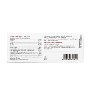 Hoạt Huyết Bảo Nguyên giúp tăng cường lưu thông máu não 30 viên