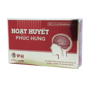 Hoạt Huyết Phúc Hưng cải thiện tuần hoàn não 40 viên