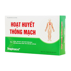 Hoạt Huyết Thông Mạch Traphaco hỗ trợ hoạt huyết, thông mạch 30 viên 