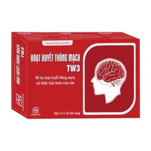 Hoạt Huyết Thông Mạch TW3 Foripharm hỗ trợ hoạt huyết, thông mạch, cải thiện tuần hoàn máu não 30 viên