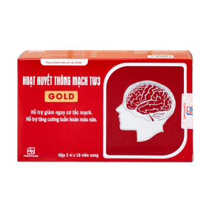 Hoạt Huyết Thông Mạch TW3 Gold Foripharm hỗ trợ giảm nguy cơ tắt mạch 30 viên