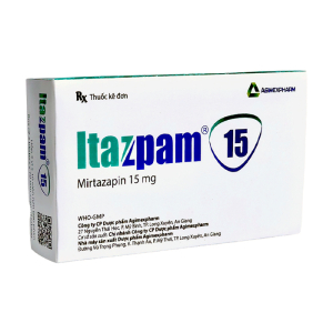 Itazpam 15 Agimexpharm điều trị các đợt trầm cảm 30 viên