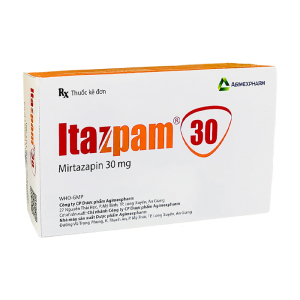 Itazpam 30 Agimexpharm điều trị các đợt trầm cảm 30 viên