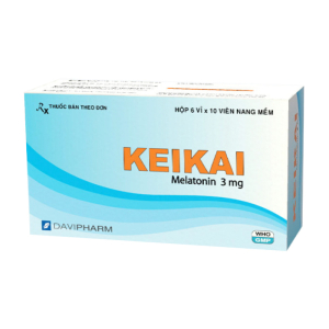 Keikai Davipharm điều trị ngắn hạn chứng mất ngủ 60 viên