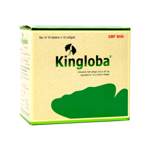 Kingloba 40mg Bidiphar điều trị dấu hiệu thiếu máu não 100 viên