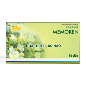 Kingphar Memoren hỗ trợ hoạt huyết dưỡng não 30 viên
