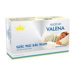 Kingphar Valena giúp ngủ ngon, ngủ sâu 30 viên