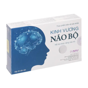 Kinh Vương Não Bộ Hồng Bàng tăng cường tuần hoàn não 30 viên