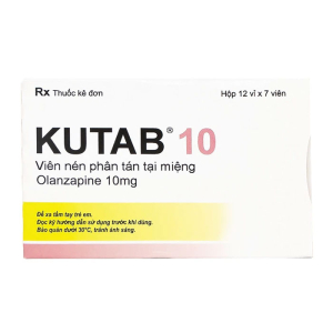 Kutab 10 Levis điều trị tâm thần phân liệt, hưng cảm 84 viên