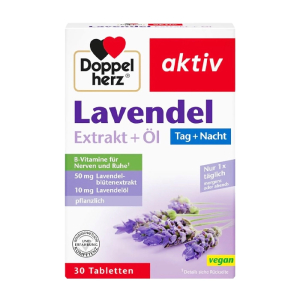 Lavendel Doppelherz hỗ trợ giấc ngủ sâu 30 viên 