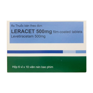 Leracet 500mg J.Uriach điều trị các cơn co giật 60 viên