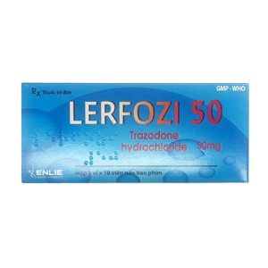 Lerfozi 50mg Enlie giảm triệu chứng trầm cảm, tình trạng lo âu 30 viên